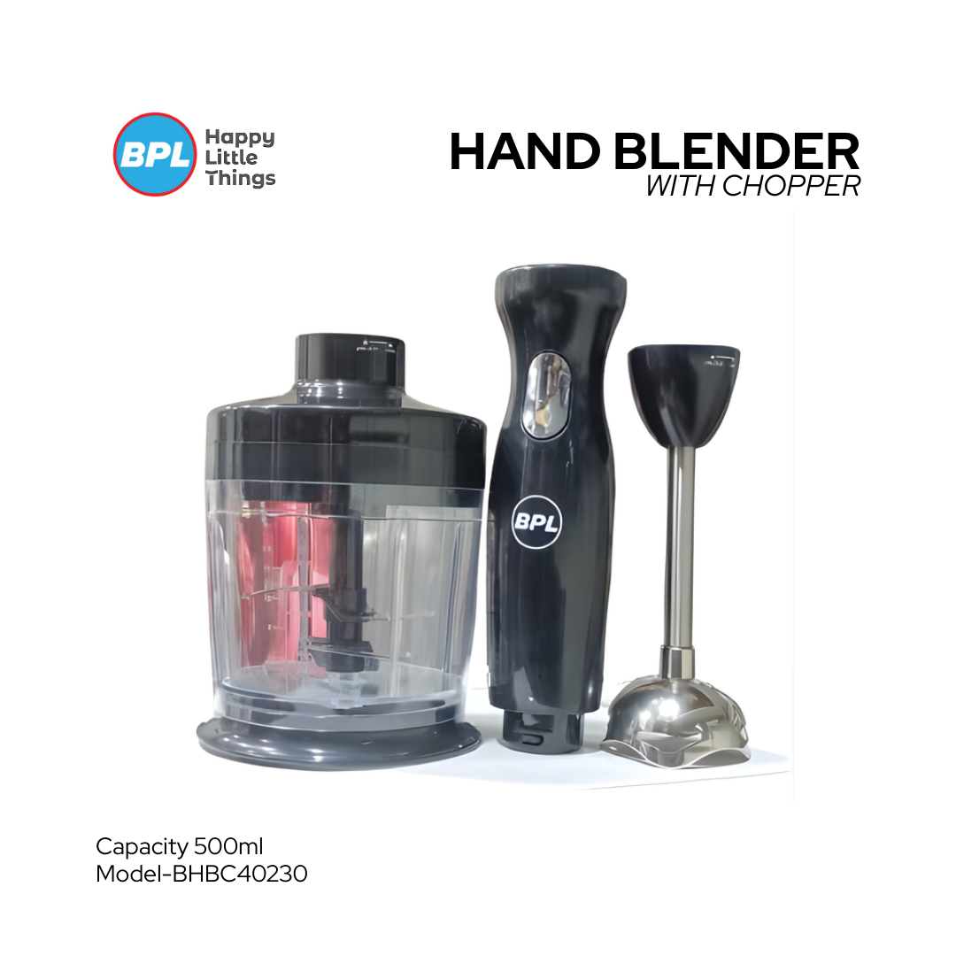 BPL Hand Blender with SS Shaft & Silent Motor | 300W