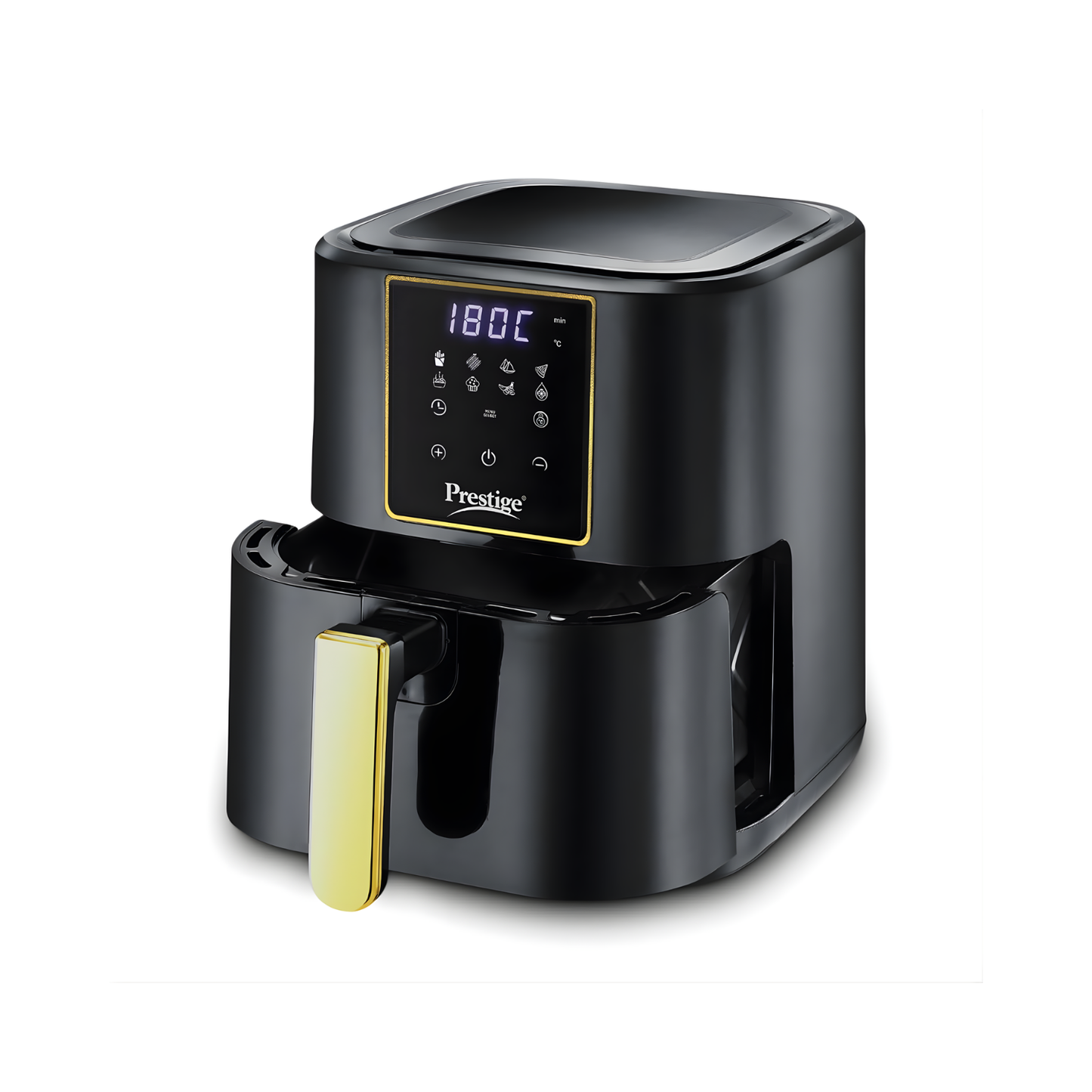 Prestige NutriFry 4.5L Digital Air Fryer | 8 Preset Modes | Rapid Hot Air Technology | Low-Oil Healthy Cooking