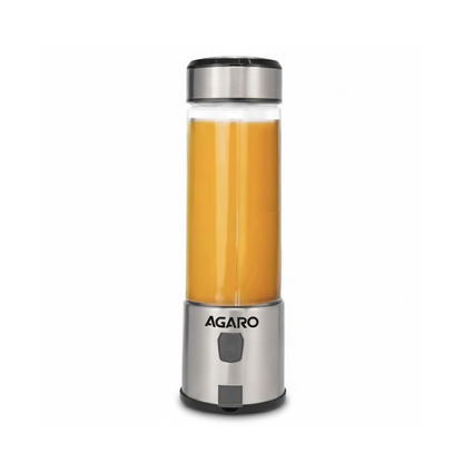 AGARO portable blender 450ml rechargeable smoothie and juice maker with  6 stainless steel blades