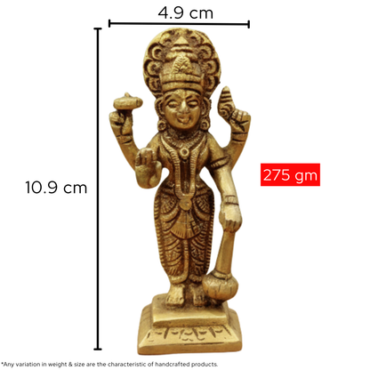 Brass Lakshmi Narayan Murti | Symbol of Prosperity and Devotion | 275 gm