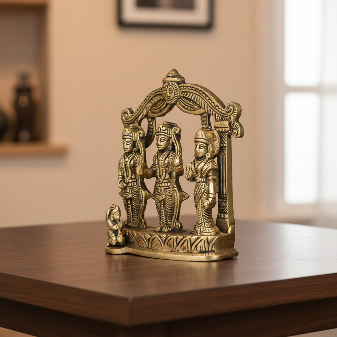 Ram Parivar Pital Murti | Home Mandir & Spiritual Gifting | 600gm