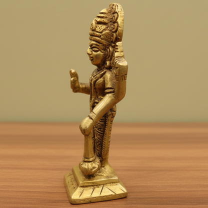 Brass Lakshmi Narayan Murti | Symbol of Prosperity and Devotion | 275 gm