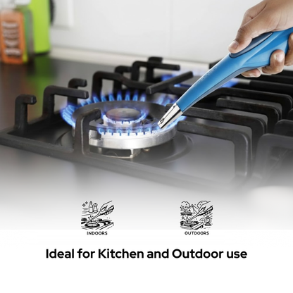 Crystal Extreme Continuous Spark Gas Lighter | One-Press Ignition | Battery Operated | Kitchen Use