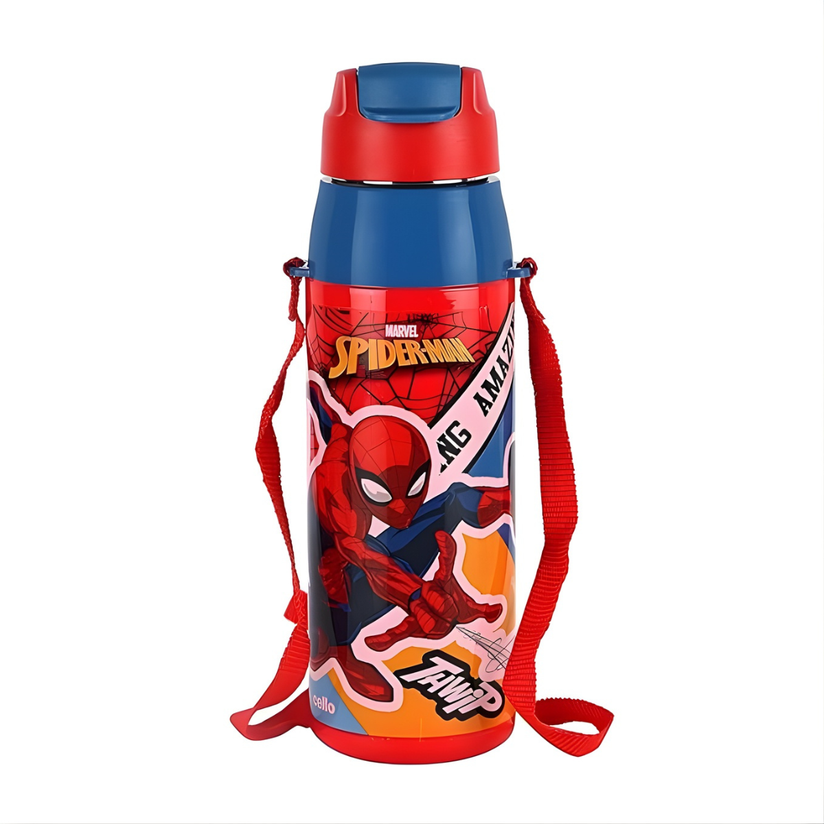 Red CELLO Puro Steel kids water bottle