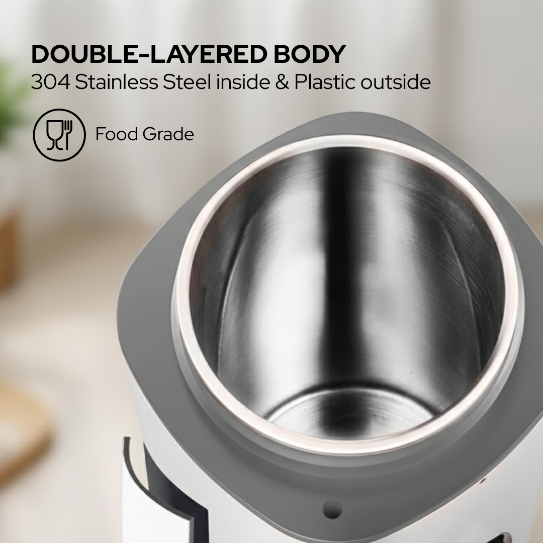 AGARO Delite इलेक्ट्रिक केतली – तेज़ उबाल | तापमान समायोज्य | गर्म रखने की सुविधा | यात्रा के लिए सुविधाजनक | 500 मिलीलीटर