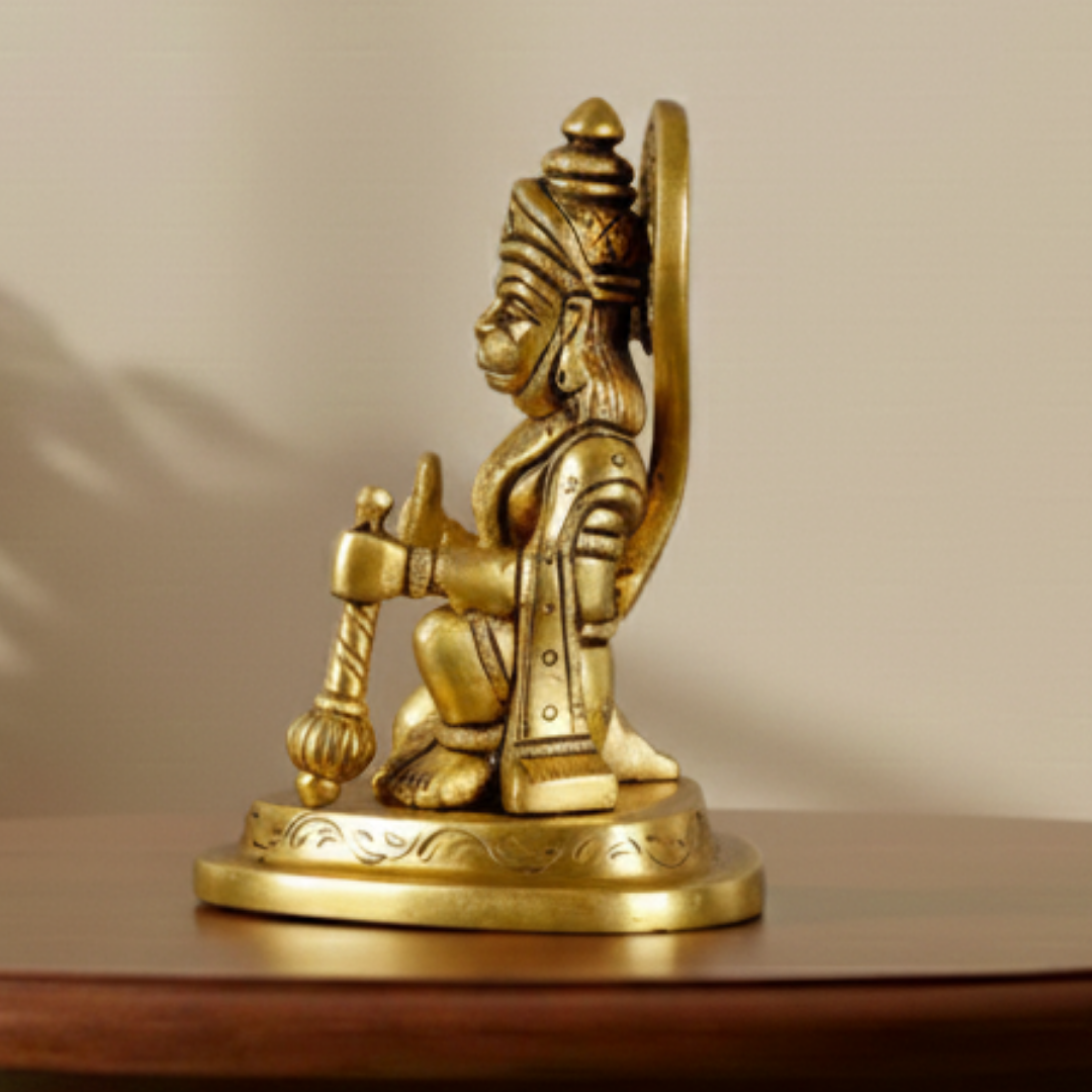 Hanuman Ji Pital Murti | Perfect for Daily Pooja, Devotion & Spiritual Gifting | 560gm